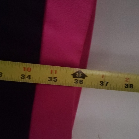 Eliza J Black White Dress Size 10 Pink Hems Wedding Guest Party Zip Back Closure - Picture 10 of 10